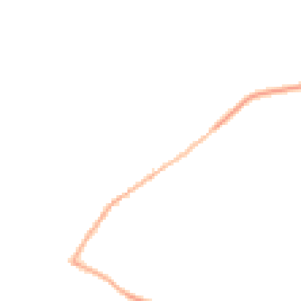 Night-time road noise heatmap for NN9 5BN