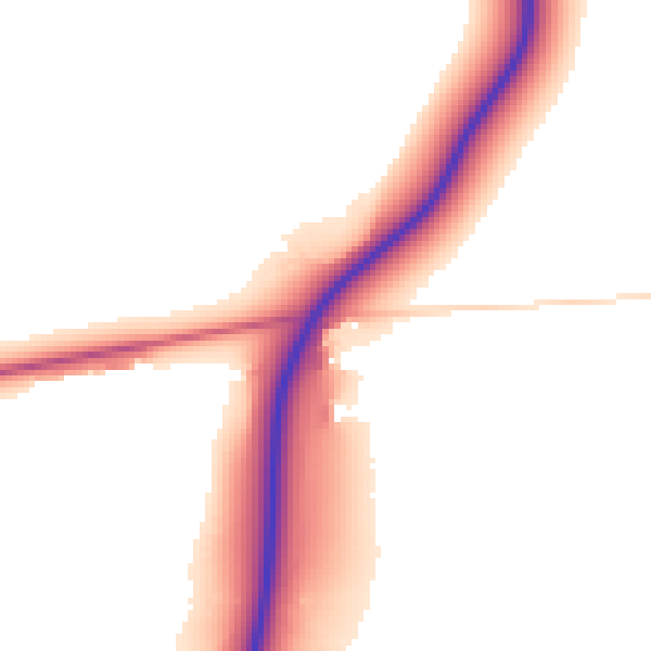 Daytime road noise heatmap for NN9 5BS