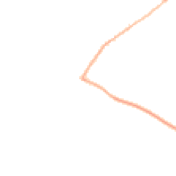 Night-time road noise heatmap for NN9 5BY