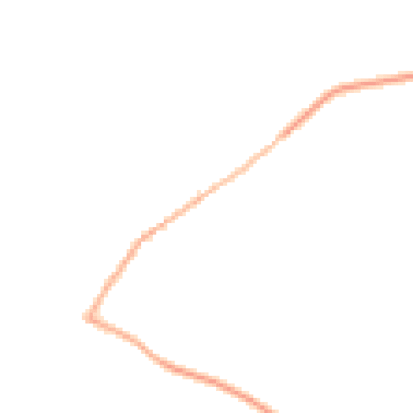 Night-time road noise heatmap for NN9 5BZ
