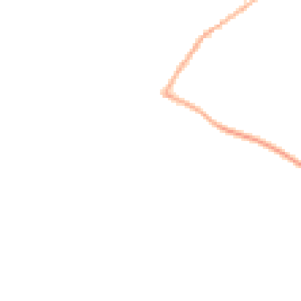 Night-time road noise heatmap for NN9 5DD