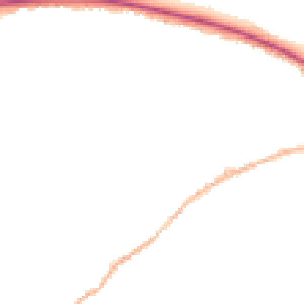 Night-time road noise heatmap for NN9 5DE