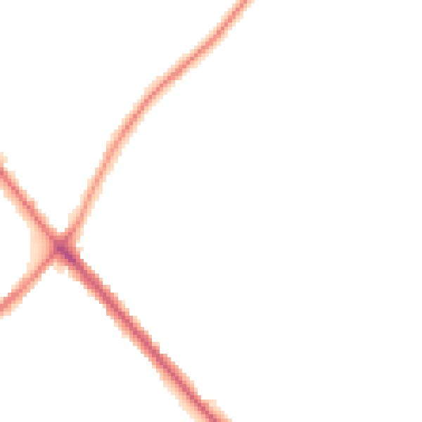 Night-time road noise heatmap for NN9 5ER