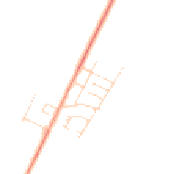 Daytime road noise heatmap for NN9 5XH