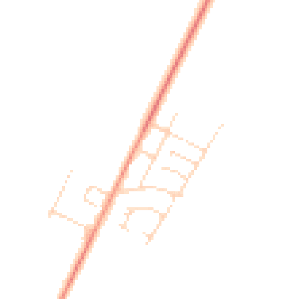 Daytime road noise heatmap for NN9 5XJ