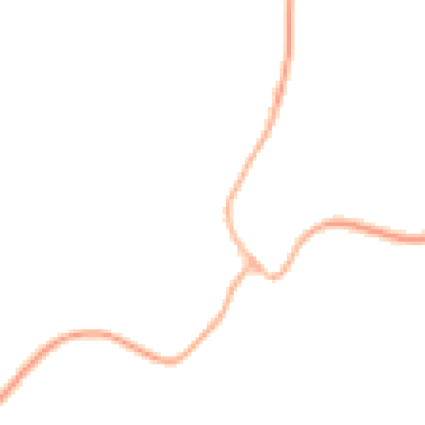 Night-time road noise heatmap for NN9 6AD