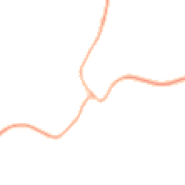 Night-time road noise heatmap for NN9 6AJ