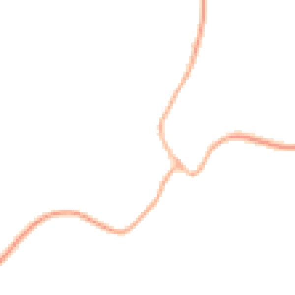 Night-time road noise heatmap for NN9 6AP