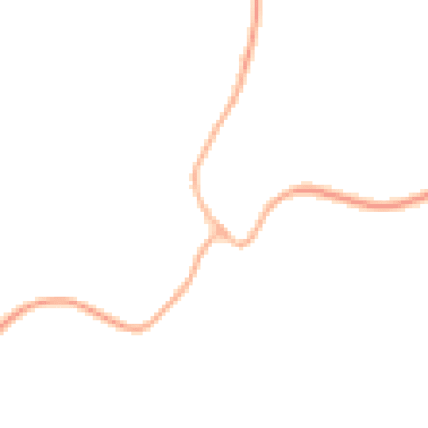 Night-time road noise heatmap for NN9 6AS