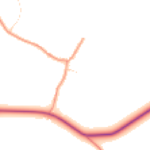 Daytime road noise heatmap for NN9 6BH
