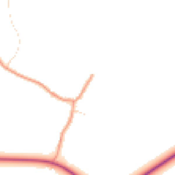 Daytime road noise heatmap for NN9 6BJ