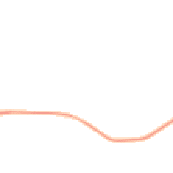 Night-time road noise heatmap for NN9 6BQ