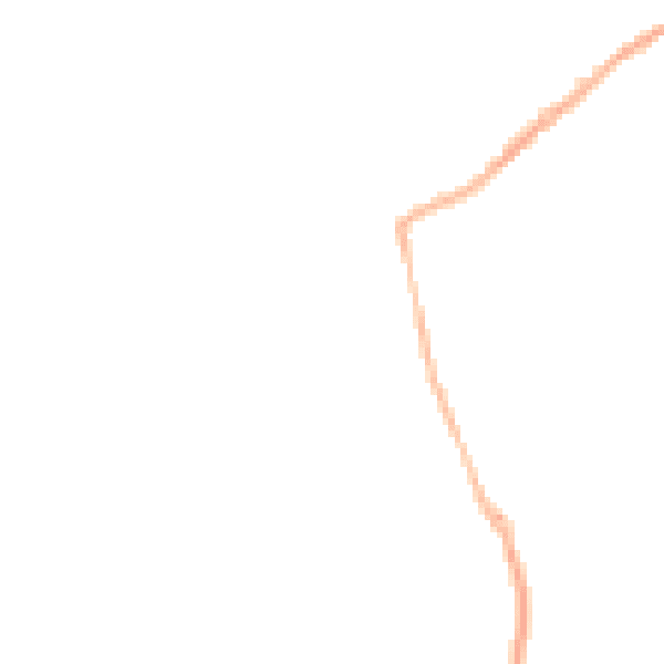 Night-time road noise heatmap for NN9 6DZ