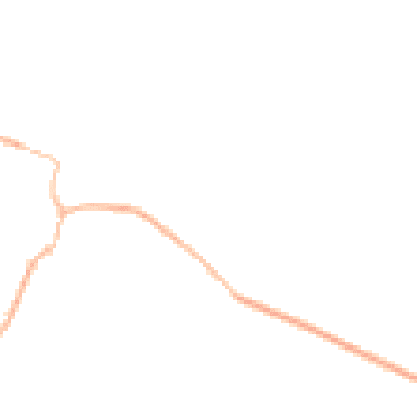 Night-time road noise heatmap for NN9 6GH
