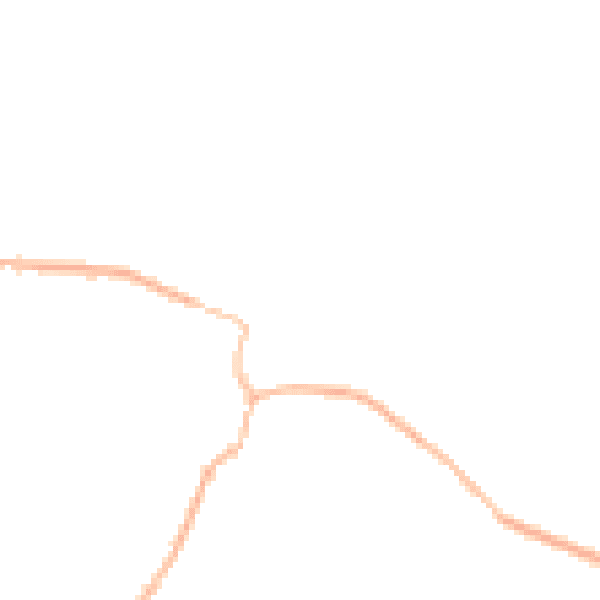 Night-time road noise heatmap for NN9 6GX