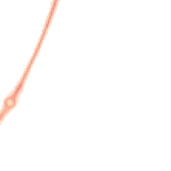 Night-time road noise heatmap for NN9 6QY