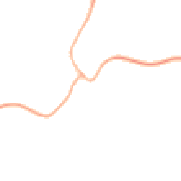 Night-time road noise heatmap for NN9 6RA