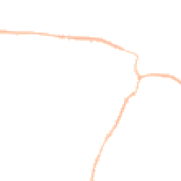 Night-time road noise heatmap for NN9 6SX