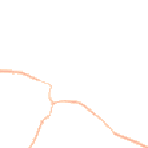 Night-time road noise heatmap for NN9 6XG