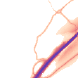 Daytime road noise heatmap for NP25 3SS