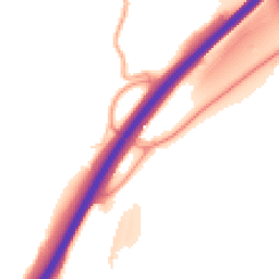 Daytime road noise heatmap for NP25 3ST