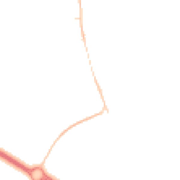 Night-time road noise heatmap for NR10 3AN