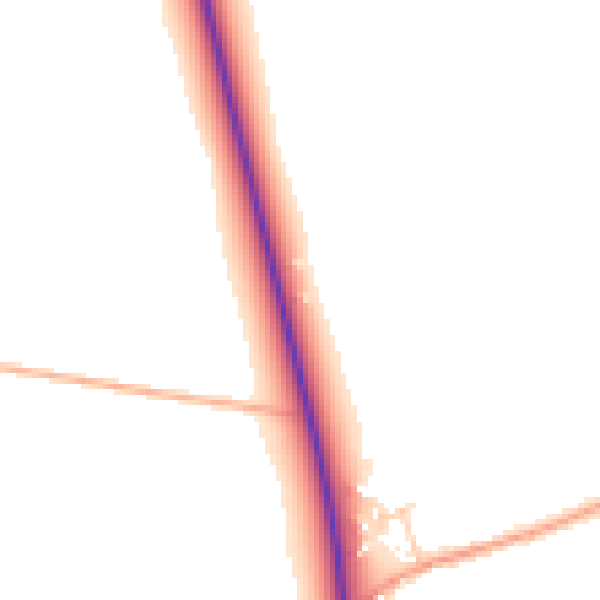 Daytime road noise heatmap for NR10 3AR