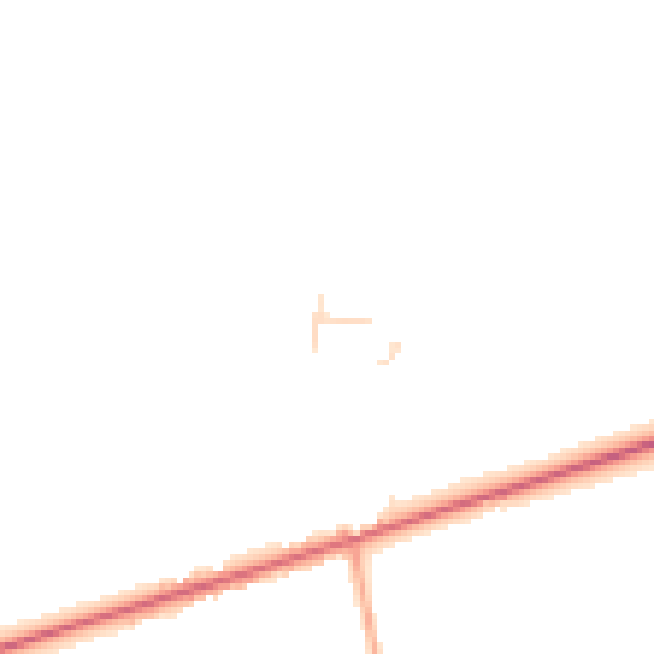 Daytime road noise heatmap for NR10 3BE