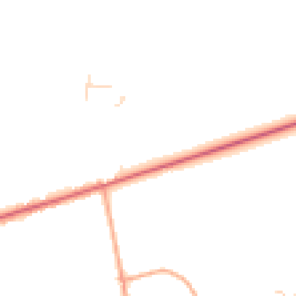 Daytime road noise heatmap for NR10 3BG