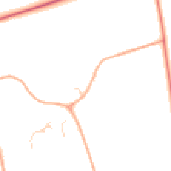 Daytime road noise heatmap for NR10 3BJ
