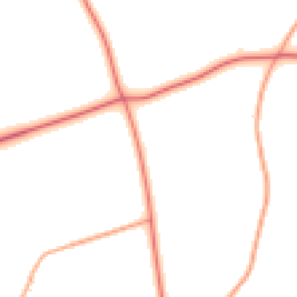 Daytime road noise heatmap for NR10 3BL