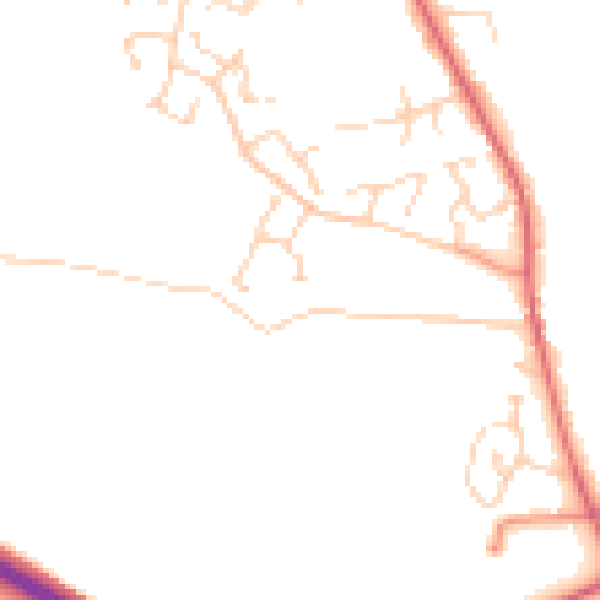 Daytime road noise heatmap for NR10 3DH