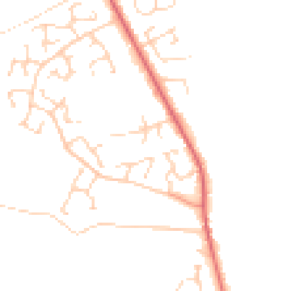 Daytime road noise heatmap for NR10 3DL