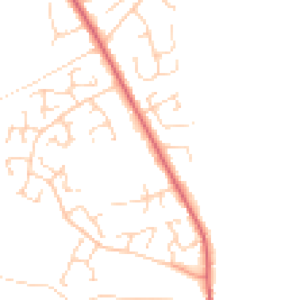 Daytime road noise heatmap for NR10 3DN