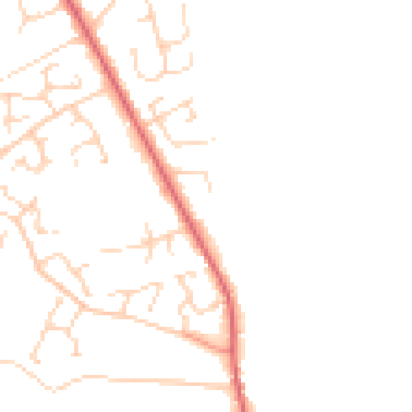 Daytime road noise heatmap for NR10 3DP