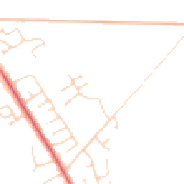 Daytime road noise heatmap for NR10 3FN