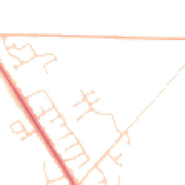 Daytime road noise heatmap for NR10 3FR