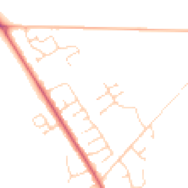 Daytime road noise heatmap for NR10 3FT