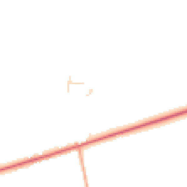 Daytime road noise heatmap for NR10 3FU