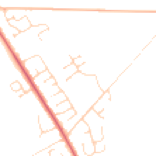 Daytime road noise heatmap for NR10 3FY