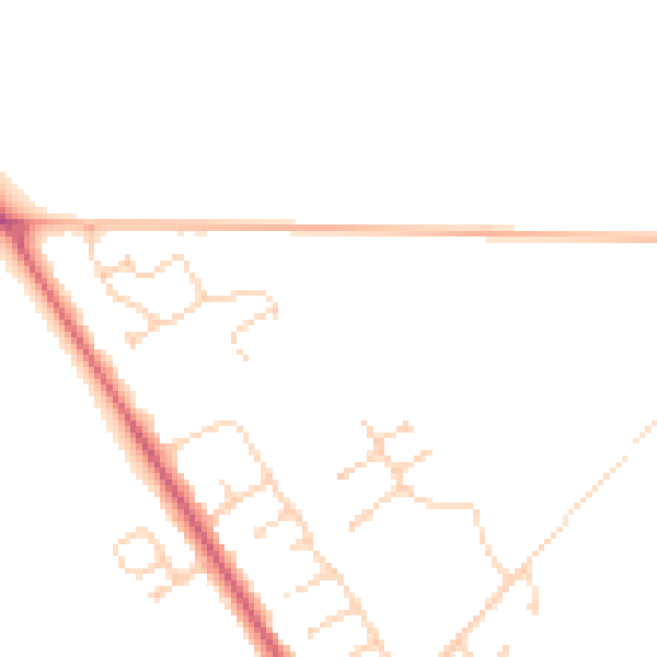 Daytime road noise heatmap for NR10 3GF