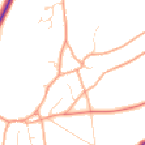 Daytime road noise heatmap for NR10 3HN