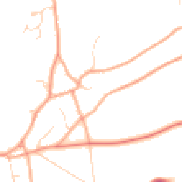 Daytime road noise heatmap for NR10 3HP