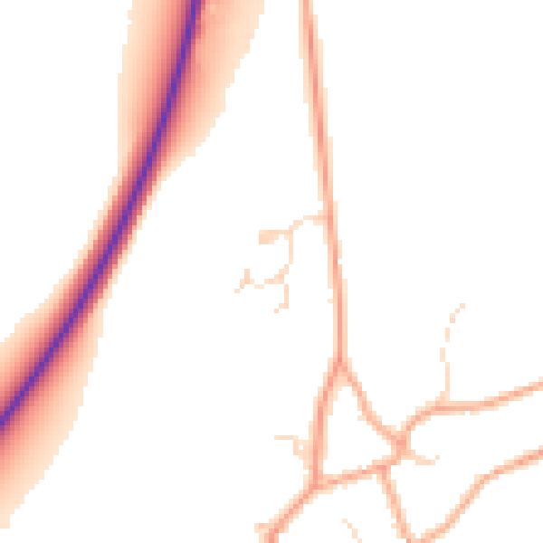 Daytime road noise heatmap for NR10 3JT