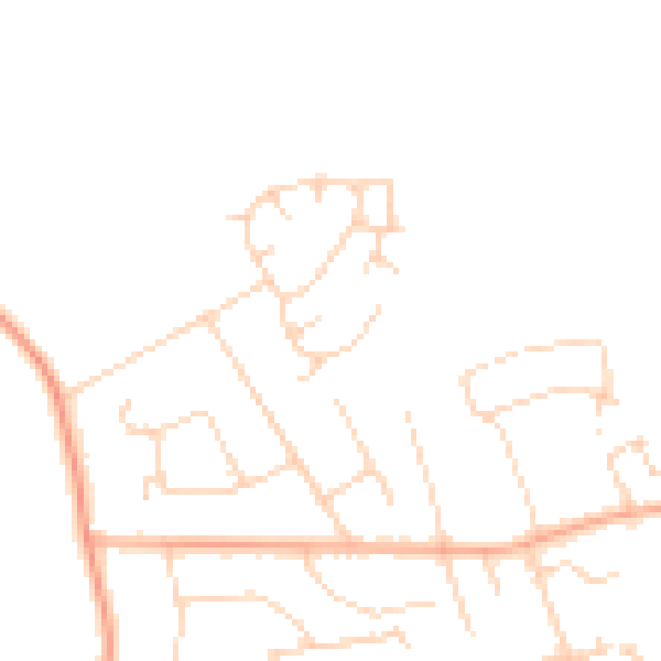 Daytime road noise heatmap for NR10 3PB