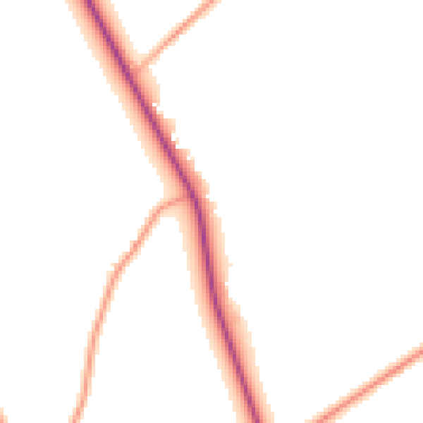 Daytime road noise heatmap for NR10 4DB
