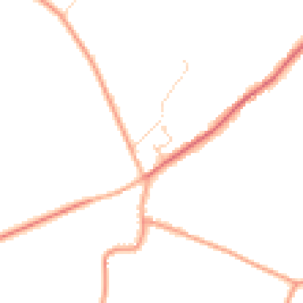 Daytime road noise heatmap for NR10 4DJ