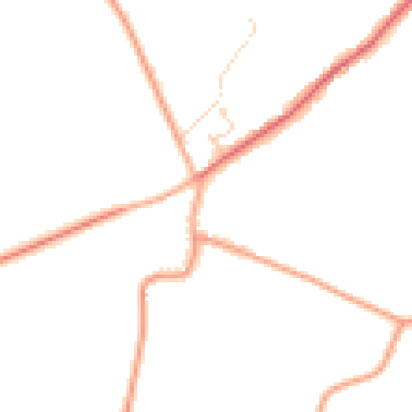 Daytime road noise heatmap for NR10 4DS