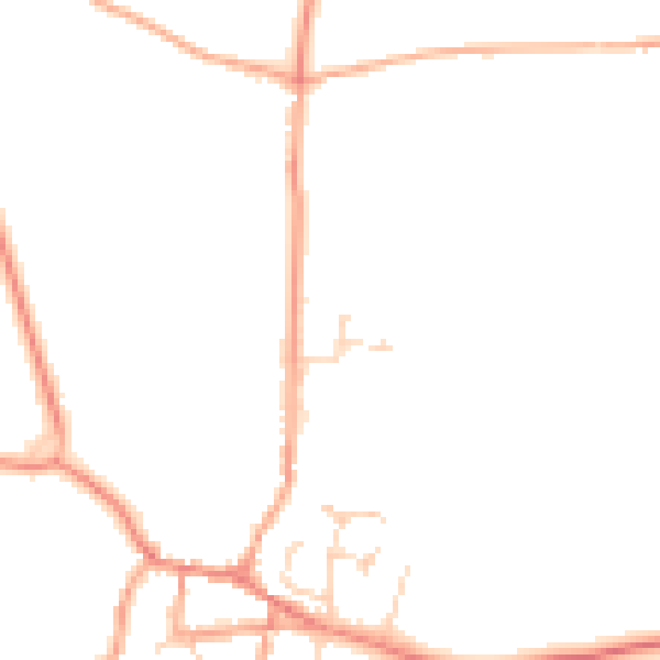 Daytime road noise heatmap for NR10 4FB