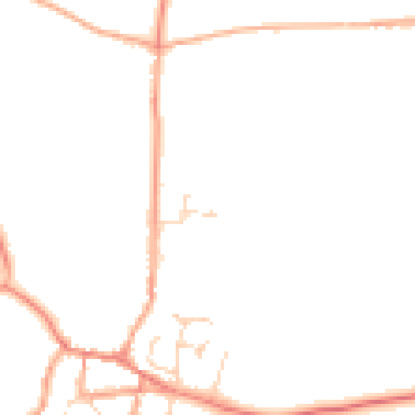 Daytime road noise heatmap for NR10 4FD